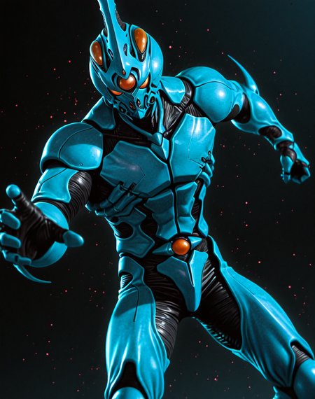 perfect depth of field shot, masterpiece, beautiful, sharp focus, crisp details,
<lora:Guyver_(Guyver)_(Illustrious)_(AD):1> Guyver, bioboosted armor, 
exterior, science fiction, high science fiction, action anime style background, 
dynamic action, dynamic perspective, dutch angle, bent knee, cowboy shot, 
male focus, perfect proportions, abs, impressive physique, gradient style anime coloring, strong, handsome facial features, imposing presence, ((colored body, fighting scene, solo, ):1.5), hyper muscular,
EZRealPONYXL, zPDXL, Smooth Quality, lazynsfw,
