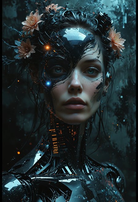 closeup,(((sticker art))),(((naturally interacting with the environment:1.5))),(((seamless:1.5))),((strong environmental light)),((hard shadows)),(((soft dark black color palette:3))),(merge realms of the (toxic punk:1.5) and the (dark horror:2) in a tapestry of dualities),enigmatic beings with ethereal silhouettes,(digital dreamscape:1.5).(Illuminate:1.5) the scene with the pulse of a celestial bloom,(casting hues that bridge both cosmic and (cybernetic realms:2)).(Blend brushstrokes harmoniously),fusing elements of traditional artistry with (glitched fragments:1.5) of a pixelated mosaic.Embrace asymmetry,where the (organic:1.5) and the synthetic collide in a dynamic composition.(Infuse a shifting timeless vibrant palette).(((Integrate augmented reality surprises)), fusion of art styles,(transcend boundaries:2) and conjure a visual symphony that harmonizes the present elements.(((stylized:3))),(((highest resolution:3))),  <lora:add-detail-xl:1> <lora:MJ52:0.5>