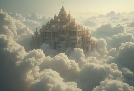 the most realistic, photorealistic photo ever taken [(an ancient CITY in the clouds,a dream world shifting landscapes, and ethereal creatures, Captured with a Hasselblad X2D 100C and an 80mm f/1.9 lens, hyper-realistic textures, soft studio lighting, elegant shadows, styled for a Vogue beauty editorial, incredible realism, creamy bokeh, ultra-detailed textures, perfect lighting],