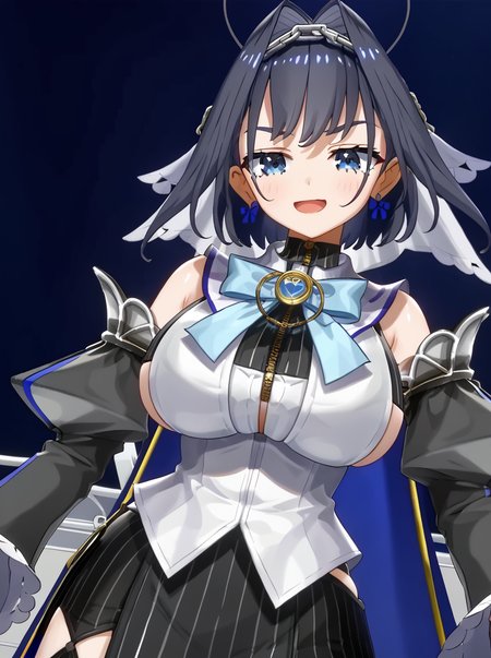 detailed background, shiny skin, posing, rating safe,
<lora:kronii.pony:1>,
kronii,
large breasts,
smug, looking down,
low angle, open mouth,