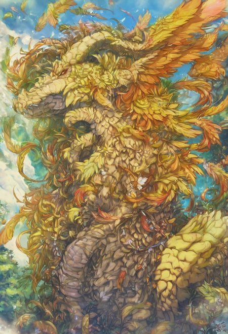stunning,medusa-phoenix hybrid creature,(intricate feathers, detailed scales, detailed feather hair, fiery feathers),dramatic lighting,HDR,(mythical, fantasy),legendary creature,portrait,solo,day,nature,mountain,Dreamy forest,Alps,zPDXL2,zPDXLrl,<lora:Style-Lora_Vader-san:0.6>,, score_9,score_8_up,score_7_up,score_6_up,score_5_up,, Eagle girl,feathers, 
,solo,score_9,score_8_up,score_7_up,score_6_up,score_5_up,