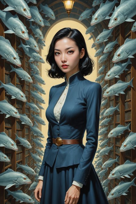 by  Tran Nguyen , by  Gabriel Pacheco , (by  Rob Gonsalves , (by  Gai Qi , intimidating)), [scary, regal, scary] <lora:more_art:0.40> <lora:midjourney:-0.15> <lora:RMSDXL_Enhance:0.50> <lora:RMSDXL_Creative:0.50> <lora:RMSDXL_Photo:0.50> <lora:RMSDXL_Darkness_Cinema:0.50> <lora:clothing_slider:2.00> <lora:great_lighting:1.00> <lora:aesthetic:1.00> <lora:photorealistic_portrait:1.00> <lora:looking_at_viewer:1.00> <lora:huge_anime_eyes:1.00> <lora:attractive:1.00> <lora:XDetail_heavy:0.50> <lora:perfect_eyes:0.15> <lora:perfect_hands:0.15>