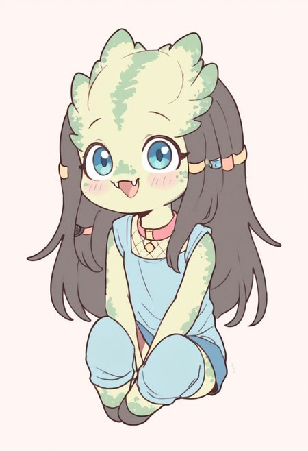 score_9, score_8_up, cute yautja, predator alien, digital art, highly detailed, zPDXL