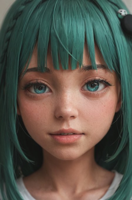 Stable_Yogis_PDXL_Positives, looking at viewer, 1girl, uruha rushia, hololive,close-up br4c3f4c3 <lora:Braces_Only:1.0>