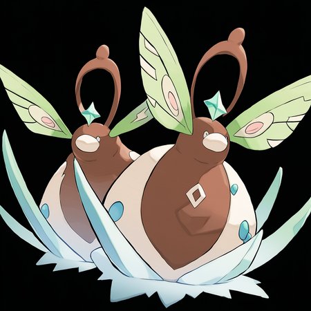 <lora:pokemon_pony_xl:1>, watercolor creature art like pokemon, Type: Ground, Type: Ice, Egg Group: Flying, is a pokemon creature that The monster's antennae twitch with a Green sparkle when it detects Dark Fairy signals from its environment,Its hide is tough and Brown, capable of resisting Electric attacks and harsh environmental conditions.,It shares a bond with the Pony foal of the air, communicating through a series of calls and responses, a melody of friendship and alliance,Its snout is elongated and houses rows of sharp, Pink teeth,It is an elusive being, seen only by those who possess a pure heart and a gentle spirit score_9, score_8_up, score_7_up, score_6_up, score_5_up, score_4_up.  Simple black background, (Masterpiece:1.3) (best quality:1.2) (high quality:1.1)