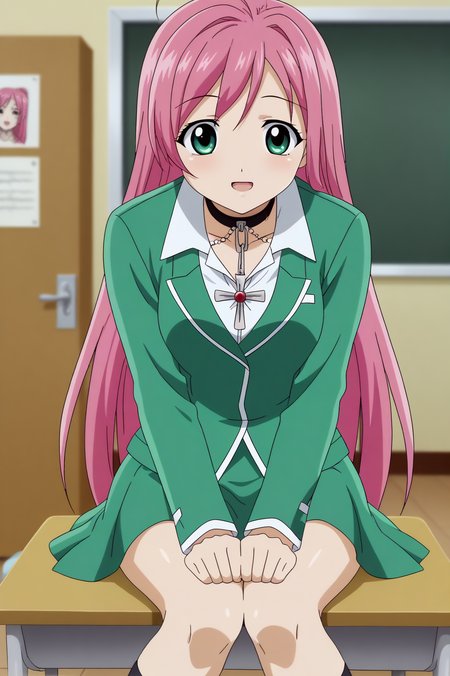 cute Moka Akashiya <lora:RosarioVampire-Moka_Akashiya-PDXL:0.8>