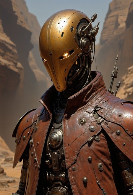 a detailed realistic wasteland rusty robot characters, cinematic shot on canon 5d, ultra skin intricate clothes accurate hands, macro image detailed, shots, badass look, action, perfect eyes, best quality, extremely sharp focus face, analog fine film grain, post apocalyptic, cinematic, realistic, trending artstation, focus, studio photo, details, highly rutkowski, scavenger world, desert punk, space colony, sci fi art, distant city, futuristic middle eastern, intricate, busy, raw, 4k, 8k, isometric, digital smog, pollution, toxic waste, chimneys and railroads, 3d render, octane volumetrics, sf, artwork masterpiece, ominous, matte painting movie poster, golden ratio, cgsociety, epic, vibrant, production character high quality model, by Tom Bagshaw, Esao Andrews, Tara McPherson, Loundraw