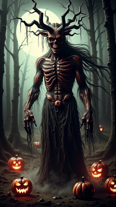 A realistic photo of a halloween __*/randomprompt2___<lora:DarkmosphericFlux:0.65>