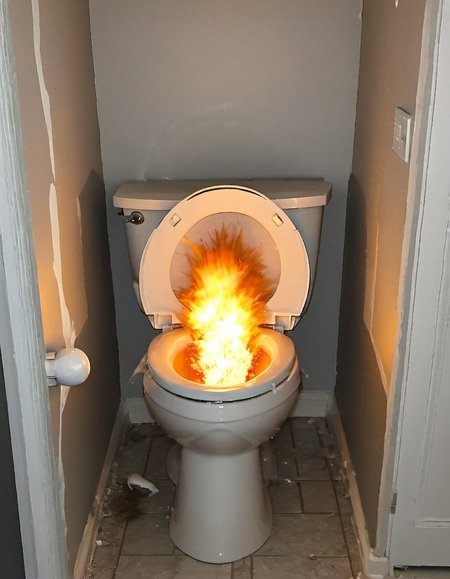 Explosion Artstyle coming from inside a white toilet bowl, surreal, disturbing, photorealistic, high resolution, beautiful, highest quality, masterpiece, highly detailed,  <lora:add-detail-xl:0.85> <lora:Explosion Artstyle - Trigger is Explosion Artstyle:1>