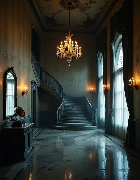 decaying 1920s mansion