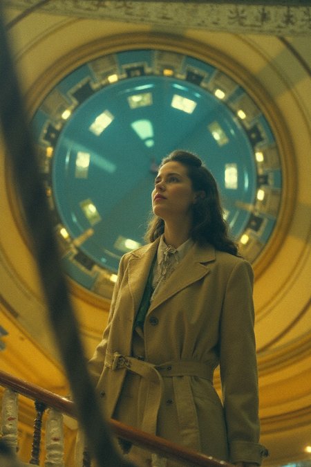 roaming tiny trip mellow, analog, candid, Circle dream art by Ben Templesmith, blue yellow ultra masterpiece k cinematic_1940s cinematic_octane