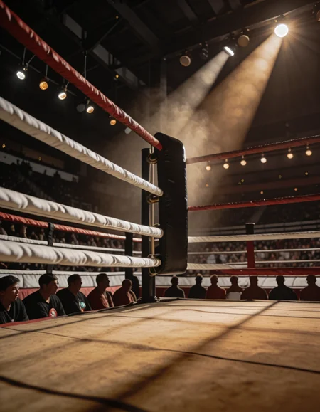 boxing ring corner illu