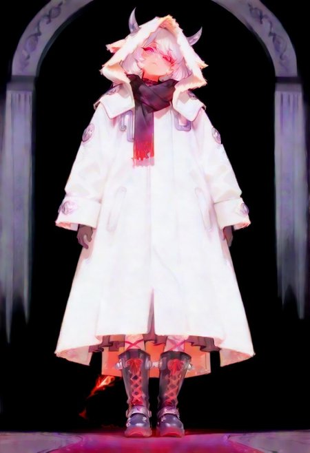 masterpiece, dark, full portrait, embed, 4k
female, age 18, standing, head tilt left, charge
Coat: A loose, baggy women's coat with a hood, in a deep violet or dark burgundy shade. The fabric has a soft but sturdy texture, giving it a slightly dramatic drape.
Scarf: A thick, dark scarf made of chunky, soft fiber (possibly wool or a similar material), wrapped over the coat to cover the neck for warmth and style.
Gloves: Half-finger gloves made of black fiber, slightly textured, giving a casual yet edgy feel.
Boots: Black gothic boots with chrome accents, such as metallic toecaps, buckles, or decorative studs. The boots are sturdy, slightly oversized, and lace-up to complement the overall look.
Silhouette: A slightly oversized and relaxed aesthetic, with baggy elements contributing to a cozy, mysterious vibe.
neon eyes