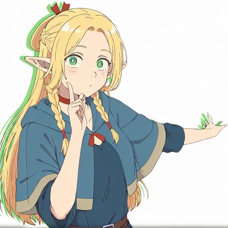 masterpiece, best quality, newest, absurdres, highres, anime, anime style, ONKDDV1.0, dance, finger to cheek, hoshino ruby dance, outstreched arm, pointing at self,
1girl, marcille_donato \(dungeon_meshi\), elf, pointy ears, green eyes, blonde,