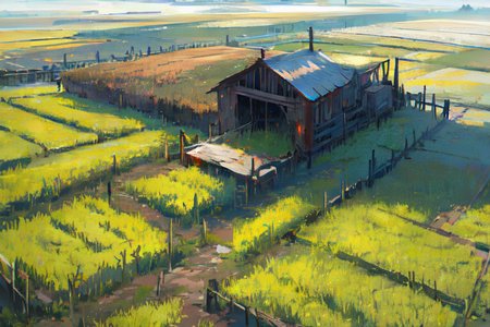 (otherworldly), highly insanely detailed, masterpiece, top quality, best quality, highres, 4k, 8k, RAW photo, (very aesthetic, beautiful and aesthetic), farm, fields, barn, fence, fantfa, <lora:FantasyFarm-10:0.8>, 
1girl, 
(chestnut hair ,colored inner hair), 
(pure white background,transparent background),âââ