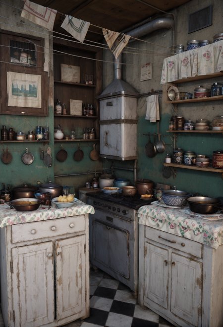 ,ruanyi1289,Old kitchen,<lora:1289 Old kitchen_v1_pony:0.8>, score_9,score_8_up,score_7_up,,8k,1girl,solo,,