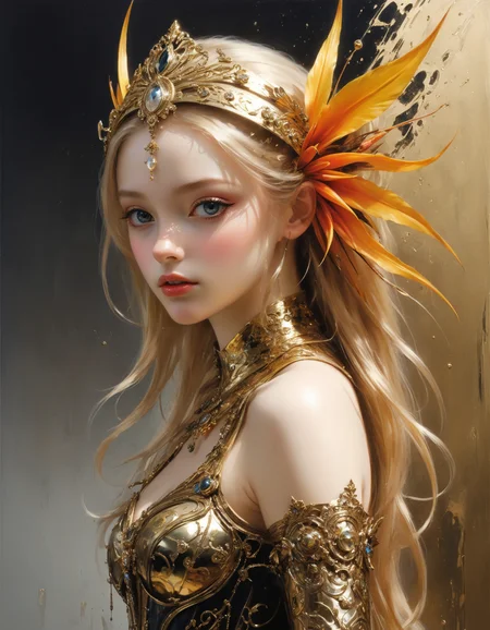 incredibly pretty 18 year old French  girl by stephan martiniere, ( animated but incredibly beautiful:1.4), (intricate details, masterpiece, best quality:1.4) , in the style of nicola samori, Pale Gold and Heliconia , 
 <lora:add-detail-xl:0.5> <lora:xl_more_art-full_v1:0.5>  <lora:NicolaSamori:0.7> <lora:looking_at_viewer:2>