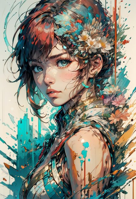 futuristic-fantasy-anime,
strong warrior princess| centered| key visual| intricate| highly detailed| breathtaking beauty| precise lineart| vibrant| comprehensive cinematic| Carne Griffiths| Conrad Roset
 <lora:futureistic_fantasy_anime_sdxl_v1:0.8>