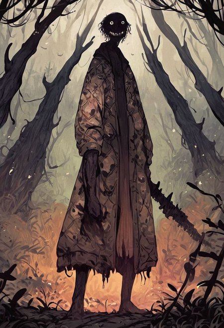sscore_9, score_8_up, score_7_up, score_6_up, score_5_up, score_4_up, <lora:f3nn3rXLP:0.5>,warrior in armor, standing in a battle field, horror