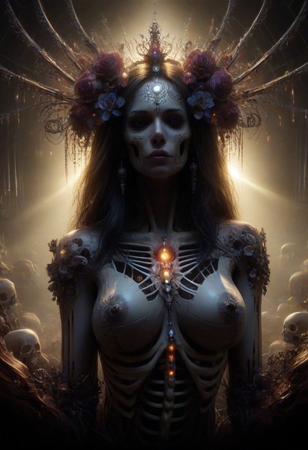 World Morph-skull and bones