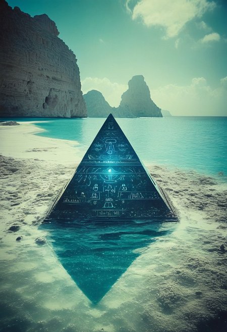 ()Hyoer Realistic:2.0)Polaroid picture of 
A futuristic, neon-lit table, adorned with ancient Egyptian hieroglyphics and symbols. The album cover, designed by Shusei Nagaoka, features a gleaming, metallic pyramid at its center, surrounded by swirling patterns of gold and lapis lazuli. The band's name, Earth, Wind & Fire, is emblazoned in bold, futuristic letters, while the album title, 'Kemetic Odyssey,' is written in hieroglyphics. The table's surface glows with a soft, ethereal light, as if infused with the essence of the ancient civilization. The atmosphere is one of mysticism and wonder, as if the table holds the secrets of the pharaohs
BREAK
(flux-style)Hyoer Realistic:2.0)Polaroid picture an image of aerial view of Navagio Beach, Zakynthos, Greece. The iconic shipwreck is prominently visible on the pristine white sand beach, surrounded by towering limestone cliffs and turquoise waters. The scene is set at midday with clear blue skies and a few puffy white clouds. Detailed textures on the rocks, sand, and shipwreck. Realistic lighting with subtle shadows and reflections on the water. High-resolution details, vibrant colors, and a sense of dynamic energy. Rule of thirds composition, capturing the natural beauty and unique features of the location.