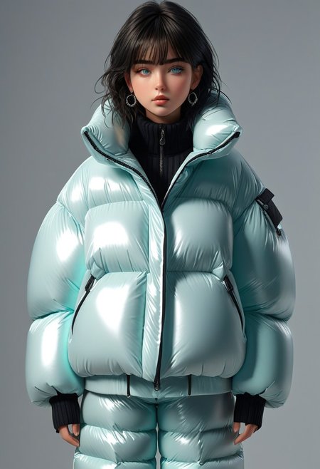 ((((down padded coat)))), ((((puffer pants)))), ((((full body, standing)))), ((((very warm)))), ((((hot)))), indoors, ((((sweating profusely)))), ((((sweat)))), ((((sweatdrop)))) masterpiece, best quality, (((masterpiece, illustration))), (super_detailed, 8k wallpaper, hyper_detailed, ultra_detailed, beautiful_and_delicate, intricate details), (girl, solo,small_girl, small_face), (medium_black_hair, bangs pinned back , single_side_earring) , (disheveled_hair, beautiful_detailed_hands ) , (beautiful_detailed_aqua_eyes), (deepen contour, depth of field, chromatic_aberration, dynamic_light, dynamic_shadow, perfect lumination), padded cuffs, padded collar, Thick padded cuffs, Thick padded collar, <lora:Collar-SDXL:0.6>, <lora:Cuffs-SDXL:0.6>, <lora:Puffer_Jacket_and_Down_Jacket_-_Extra_Puffy_Jackets:0.4>, <lora:snowpants_v1:0.4>, <lora:detailed_notrigger:1>