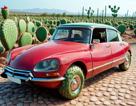 	citroen ds, Prickly Pear Style