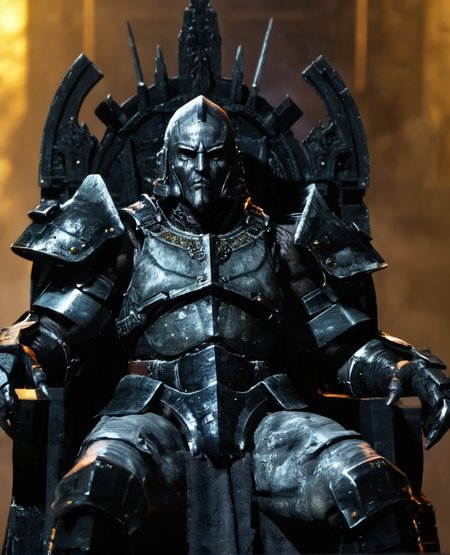 bleakfaith,a armored god sitting on the throne,science fiction,highly detailed, sharp definition ,cinematic,50nm dof,bokeh,realistic,sharp focus,ultra detailed,128k uhd,awardwinning,trending on artstation, <lora:bleakfaith-000004:0.8>, <lora:add-detail-xl:2>