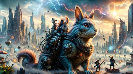 Hyperrealistic art (nsfw:1.8), Epic CG masterpiece, hdr,dtm, full ha,8K, ultra detailed graphic tension, dynamic poses, stunning colors, 3D rendering, surrealism, cinematic lighting effects, realism, 00 renderer, super realistic, (full - body photos:1.8), super vista, super wide Angle, In a futuristic abandoned city, a girl with a huge "Mad-Cat" Battle-Mech in a galaxy at war, Her name is Alina, medium Breast, a fighting dark female Mech-Warrior from the future world in action, Her eyes are firm and resolute, showing the desire for victory,  ([foggy cityscape in the distance : very pretty 30 years old girl whit very long hair, a Laser-Rifle, Huge Mech in background, city:0.50]:1.6) immersed in a giant flow of wind, living in a thunder cloud, behind the cloud, (double exposure:1.3), surreal dream, gray atmosphere, rainy day, dynamic, detailed background. Surrealist, The style is dark noir with HDR, RAW, ray tracing reflections, sharp focus, and ultra-realistic details,  Extremely high-resolution details, photographic, realism pushed to extreme, fine texture, incredibly lifelike . Extremely high-resolution details, photographic, realism pushed to extreme, fine texture, incredibly lifelike,  <lora:LowRA:1> <lora:more_details:0.1> <lora:Enhanced_XL_V1:0.1> <lora:SDXLHighDetail_v5:0.1> <lora:BattleTech Battlemechs:1>, nsfw, Raw poster, concept art, landscape, psychedelic, a field of hemp plants "Purble Haze" whit large buds, foggy, random weather, random daytime,  (love:1.3), (spring saeson in the ball:1.3), entropy, (mini insect:0.1), shallow depth of field detailed background, sunshaft, surreal, dark noir style, HDR, RAW, ray tracing reflections, sharp focus, ultra realistic, 12k
<lora:dreamcolor:0.3> <lora:EDG_-_Test_Lora:0.3> <lora:more_details:0.3>, Hyperrealistic art (nsfw:1.3), Epic CG masterpiece, hdr,dtm, full ha,8K, ultra detailed graphic tension, dynamic poses, stunning colors, 3D rendering, surrealism, cinematic lighting effects, realism, 00 renderer, super realistic, (full - body photos:1.8), super vista, super wide Angle, In a futuristic abandoned city, a girl with a huge mechanical arm is engaged in a fierce struggle with the enemy, Her name is Alina, medium Breast, a fighting dark female Warrior from the future world in action, Her eyes are firm and resolute, showing the desire for victory,  ([foggy cityscape in the distance : very pretty 30 years old girl whit very long hair, a Katana, scifi sport car in background, city:0.50]:1.6) immersed in a giant flow of wind, living in a thunder cloud, behind the cloud, (double exposure:1.3), surreal dream, gray atmosphere, rainy day, dynamic, detailed background. Surrealist, The style is dark noir with HDR, RAW, ray tracing reflections, sharp focus, and ultra-realistic details,  Extremely high-resolution details, photographic, realism pushed to extreme, fine texture, incredibly lifelike . Extremely high-resolution details, photographic, realism pushed to extreme, fine texture, incredibly lifelike,  <lora:LowRA:1> <lora:more_details:1> <lora:Enhanced_XL_V1:1> <lora:SDXLHighDetail_v5:1>, disney pixar sytle, masterpiece,  a little pirate squirrel standing on an ancient weathered map of a mystical pirate island in the carribbean, way to a hidden treasure marked with a red cross, lying on a wooden table, magnifying glass, dagger, extremely detailed, 4k, hdr,  <lora:ste4mpunk:0.6> ste4mpunk, <lora:SDXLFaeTastic2400:0.8> , m0nst3rfy3, <lora:m0nst3rfy3(0.5-1)M:1> <lora:LowRA:1>