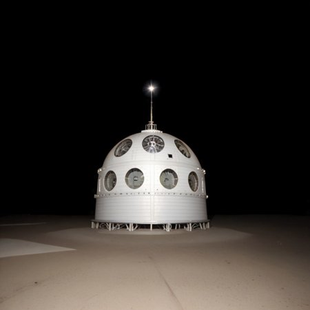 apollo capsule found in an abandoned museum, nighttime, dslr photo with flash on, smithsonian, flash on, dark background, screenshot from an urban exploration video, smithsonian air and space museum (((Abandonned, spaceflight, aerospace)))