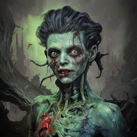 alien zombie portrait, abstract, biomechanical, gel, character portrait <lora:gelata:.4>