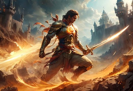 Dynamic action shot of a Persian assassin clinging to the side of an outer castle wall high above the ground, video game character, Prince1024, 
extremely detailed background, IBG,  background focus, pink and orange skies, 
candid shot, 
hyperdetailed realistic illustration, intricately detailed, highest quality, implied motion, 
BREAK, ultra level of detail and precision in the art, masterpiece, mixed media, intense mood, detailed shading, extreme wide-angle view, motion blur, ray-traced, semirealistic, 
subsurface scattering, light leaks, soft shadows, film grain, Dutch angle, cinematic composition, mystic haze, dusty atmosphere, HDR, complementary colors, vibrant colors, golden-hour, fisheye view,