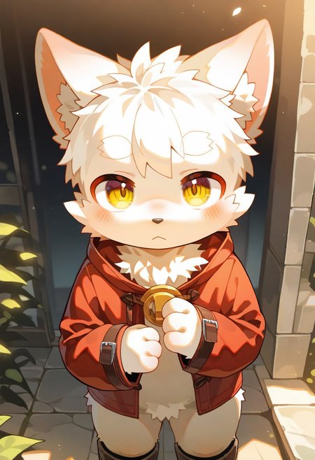 (lv1_rubili), 1boy, solo, furry, cute, kemono, masterpiece, best quality, very awa, very aesthetic, absurdres, sentensive, looking at viewer