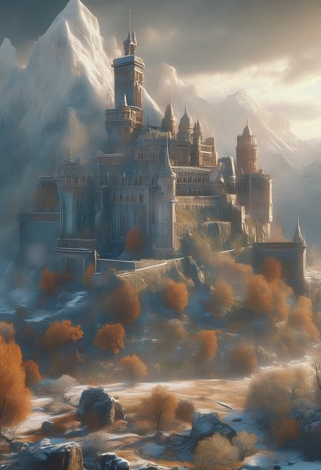 high quality, 8K Ultra HD, highly realistic, The comfortable yet fortified castle with lights in the windows stands tall upon an icy mountain.  Embark on an enchanting 8K photorealistic journey as a magnificent castle sails stands atop a vast mountain at night..  Mists appear around the mountain, infusing the scene with a sense of magical wonder, by VelvetS, octane render, Isometric, 
<lora:DonM3t3rn1tyXL-v1.1:0.7>, DonM3t3rn1tyXL,
OverallDetailXL  <lora:MJ52:0.3>  <lora:SDXLFaeTastic2400:0.4>