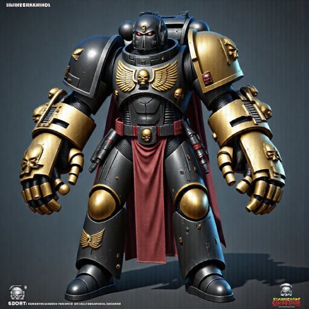 Score_9_up, absurdres, Source: GamesWorkshop, best quality, expressive eyes, perfect face, perfect hands, perfect anatomy, space marine, Deathwatch Astartes Chapter space marine with large power fists, astartes helmet, power armor, full body, volumetric lighting project unreal engine, mantisdetailerse, adddetails, DeathW40k, <lora:warhammerAdeptus_v1:0.7>,