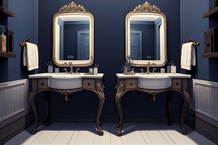 highly insanely detailed, masterpiece, top quality, best quality, highres, 4k, 8k, RAW photo, (very aesthetic, beautiful and aesthetic),  
(code_style,codestyle), 
<lora:CodeStyle (half generic class)_564920:0.3>, 
(1girl:1.3), 1other, 
Grooming Area,Elegant space with polished ebony mirrors reflecting flickering candlelight,intricately carved wooden stools arranged neatly around a central basin,jars of fragrant oils and cosmetics neatly arranged on shelves,and servants standing by with combs and brushes,(pure blue background,transparent background:1.2),âââ