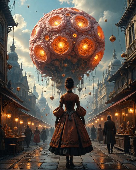 Kuchisake-onna, meteorite-fragment outpost with,
 atomic-bloom lanterns, Steampunk copper gears, dark-matter core reactors in, sky-city cloud banks, Chaos Architecture entropy folds style, antimatter-shower spark trails,
<lora:tbh124-sdxl:0.15> style of Jean-Antoine Watteau,
<lora:tbh129-sdxl:0.15> style of Michael Cheval,
<lora:Sinozick:0.15>,
<lora:add-detail-xl:0.7>,
<lora:aidmaMJ6.1_v0.5_2:0.3> aidmamj6.1,
<lora:Flux-XL_Scenery:0.15> flux-scenery,
<lora:Flux-style-xl-lora:0.15> flux-style,
8K resolution, ultra-detailed cinematic composition, contemporary concept art style, volumetric magical atmosphere with ethereal glow, rich complementary color palette, vivid gradients and chiaroscuro contrast, dynamic perspective with layered depth of field, inspiring awe-inspiring mood, Unreal Engine 5 render quality, intricate textures, flawless anatomy, rule of thirds composition, luminous highlights, surreal ambiance, award-winning illustration, harmonious balance of light and shadow, photorealistic details, ArtStation trending, chromatic accents, nostalgic futurism, dreamlike serenity, bold creativity, professional finish, sharp focus, ambient background, fascinating dynamic motion,, Baroque art style, dynamic composition, dramatic lighting, rich colors, intricate details, professional-grade execution, captures the grandeur and theatricality of the Baroque period