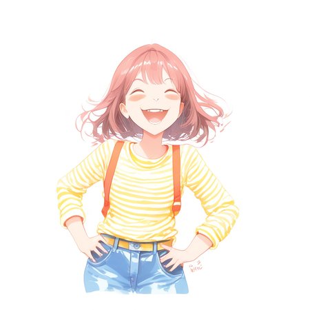 big smile, hand on hip, excitement, 1 girl