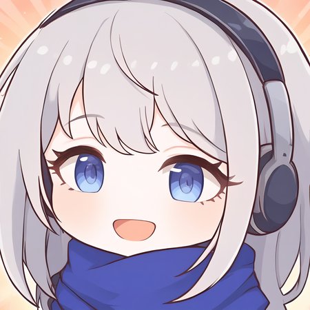 1girl,solo,close-up,chibi,,,bkornblume,grey hair,blue eyes,scarf,;d,<lora:pcrQ>,<lora:bkornblume:0.8>, masterpiece, best quality, very aesthetic, absurdres