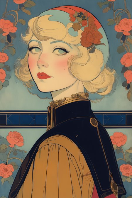 style of George Barbier 116