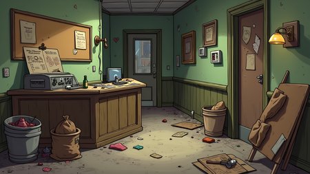 Abandoned Office DX - FLUX.dev