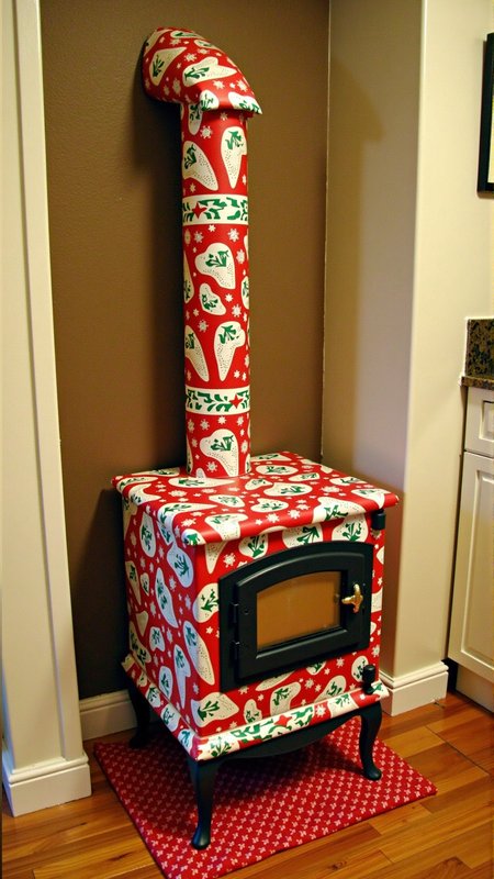A photo of a ChristmasWrapped Stove. Entirely wrapped up in christmas paper.
<lora:ChristmasWrappedFlux:0.6>