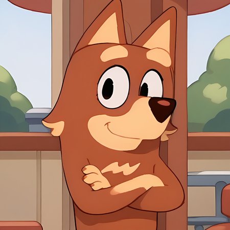 score_9, score_8_up, BREAK  <lora:rustymum:1> rustymum, furry female, dog, smile, crossed arms, looking at viewer,