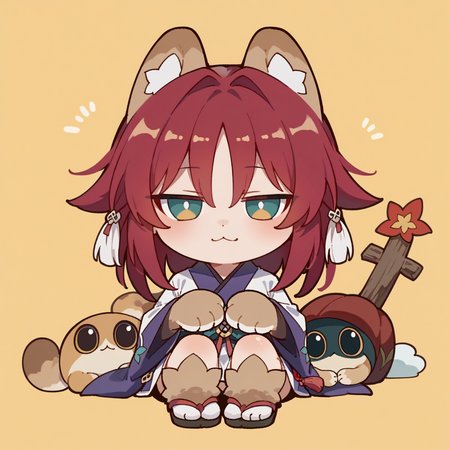 score_9, score_8_up, score_7_up, <lora:critterPickHonkaiStar_v10:1> hcrpick, animal, chibi, 1girl, Kamaitachi, animal ears, animal legs, thighhigh fur, tabi foot
<lora:V5.1_retrain:0.7>