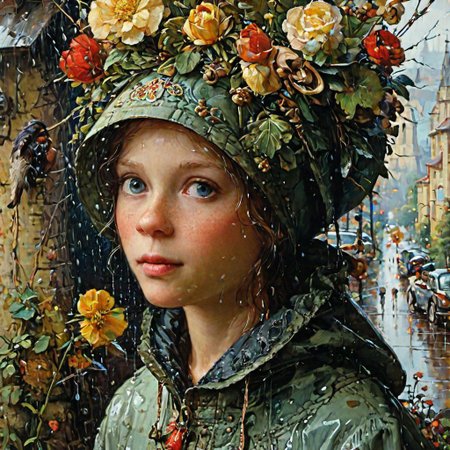 Boy in the rain by Daniel F Gerhartz :: Michael Garmash :: Andrea Lie :: Greg Olsen