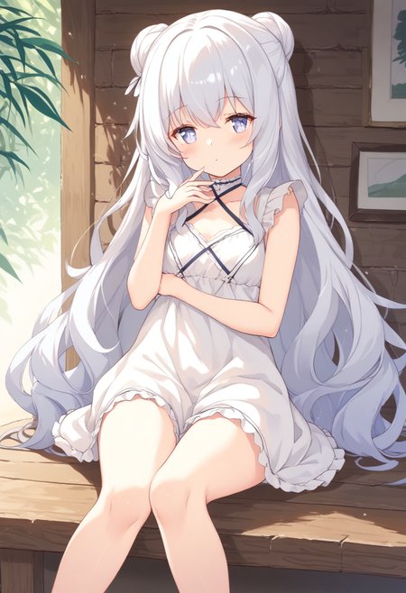 <lora:le_malin_XL_pony_bf16_v1:1> 1girl, le malin \(azur lane\),sundress,, BREAK score_9, score_8_up, score_7_up, BREAK source_anime, best quality, masterpiece, uncensored,<lora:sdxl_lightning_4step_lora:1>(clear eyes:1.2),zPDXLpg,rating_explicit,(4 finger:0.5),