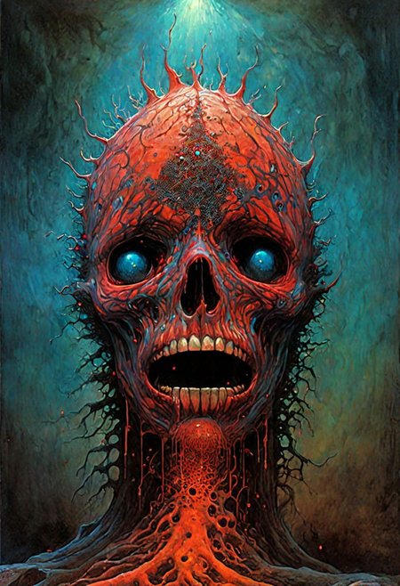 Establishing Shot painting of a ((Virus)) monster flowing (inside bloodstream) in style of [Dean Ellis: Steven DaLuz: 0.3],digital artwork by Beksinski, trypophobia:1.5, glitch, psychedelic:1.9, Psilocybin, trypophobia:1.3, hyper-detailed:1.1, ((best quality)), linquivera, masterpiece, detailed cells, (deep neurons):1.5, blacklight, scar, binary code and digital art, binary code, digital art, ral-dissolve:1.3, liiv, ((background blends with the subject nicely) in the style of EdobHorrorLandscape: digital artwork by Beksinski: 0.6)