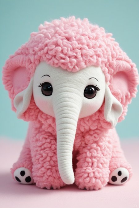 Adorable Kawaii, "Woolly Loxodon", pretty, cute, adorable, kawaii