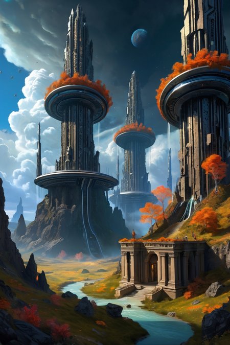 magnetar coral castles, astrogeological formations housing black hole zoo preserves curated by event horizon archivist holograms, volcanic glass ruin fields where basalt column pipes steam with geyser breath, the razor-sharp landscapes patrolled by pumice-bear guardians, cinematic view, epic sky, detailed, concept art, low angle, high detail, warm lighting, volumetric, godrays, vivid, beautiful, trending on artstation, by jordan grimmer, huge scene, grass, art greg rutkowski,
 <lora:detailed_notrigger:0.7>, <lora:add-detail-xl:0.3>, oil painting art style from Renaissance period, masterful composition, Renaissance mood, renaissance oil painting, brush strokes, Baroque art style, dynamic composition, dramatic lighting, rich colors, intricate details, professional-grade execution, captures the grandeur and theatricality of the Baroque period