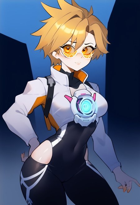 score_9, score_8, score_7_up solo BREAK 
1girl, BREAK medium breasts, seductive look,by yuio, <lora:yuio_style_PONYXL:1>,<lora:Mizah_style:1>,<lora:J.K_Pony_test_v1:1>,
BREAK Tracerkpop  , Tracer (overwatch),looking at viewer,blush,<lora:Lord_Moku:1>  BREAK modakawa_dress